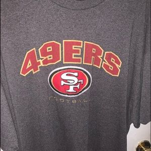 Grey 49er tshirt 2xl